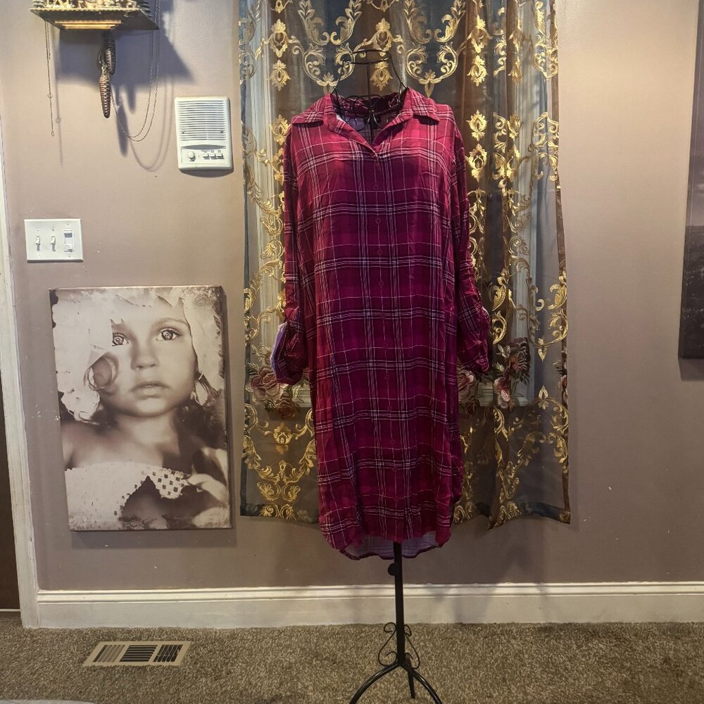 Torrid plaid maxi ~ size 14